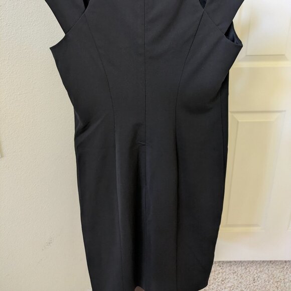 Ivy & Blu Maggy Boutique Black Dress with Geometric Panel Size 2 - Picture 4 of 10